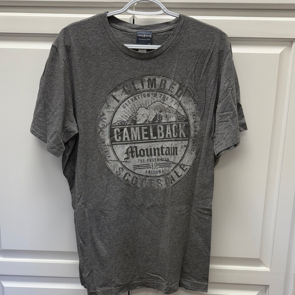 Camelback Mountain Dark Gray Graphic Tee